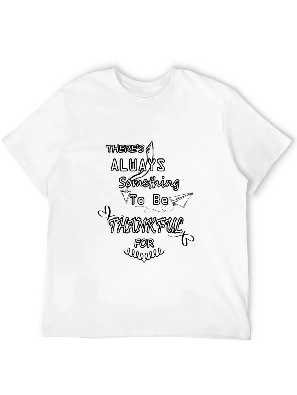 Thankful Graphic T-Shirt - Black