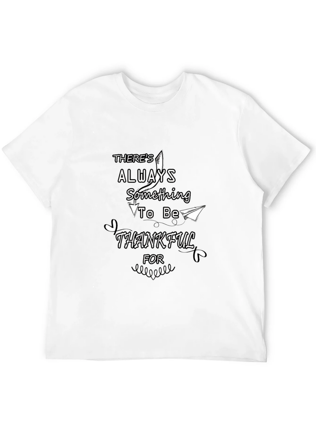 Thankful Graphic T-Shirt - Black