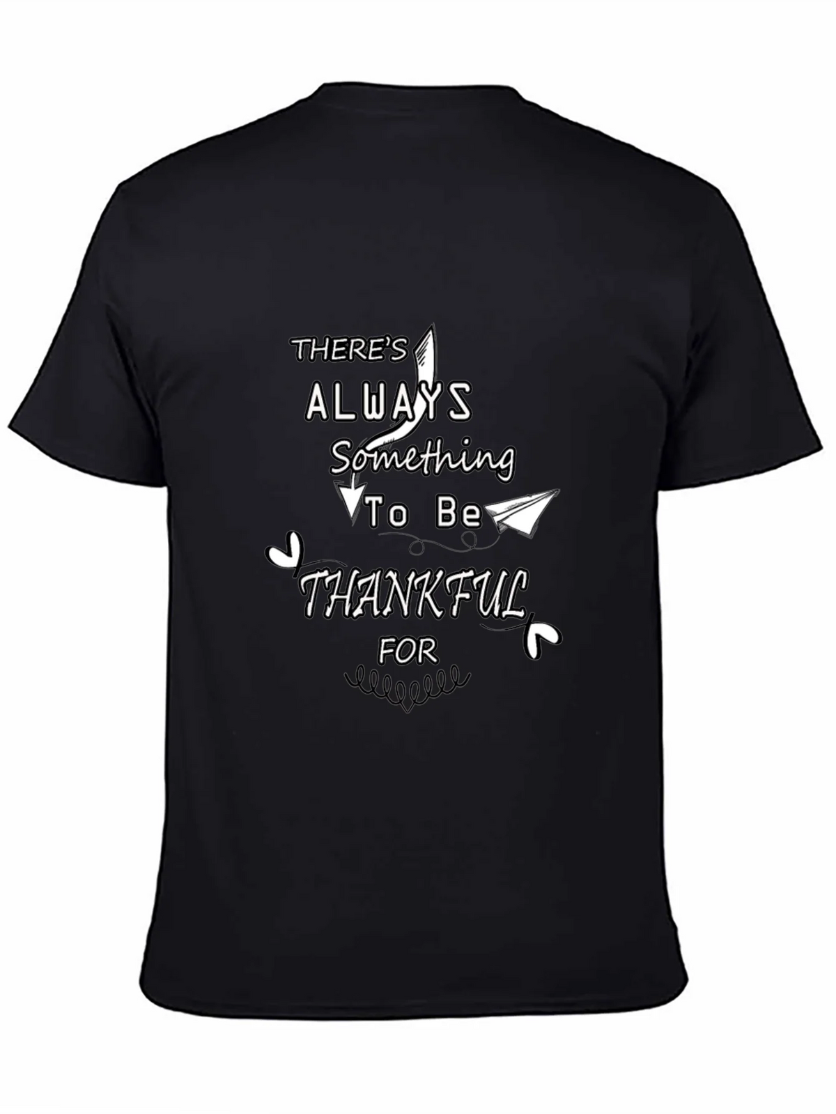 Thankful Graphic T-Shirt - Black
