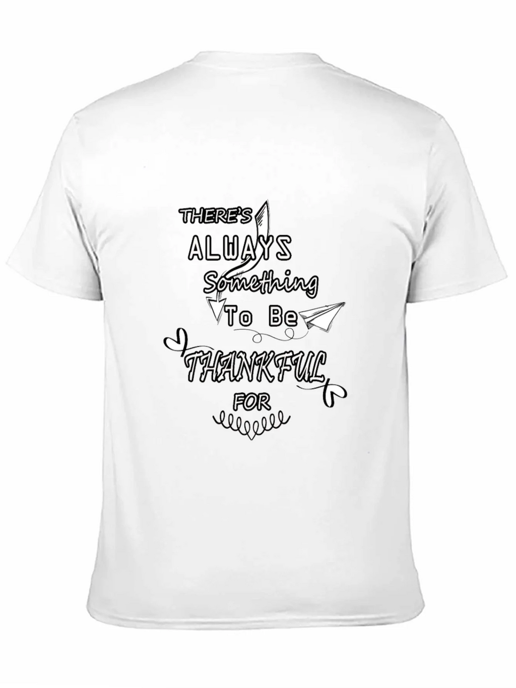 Thankful Graphic T-Shirt - Black