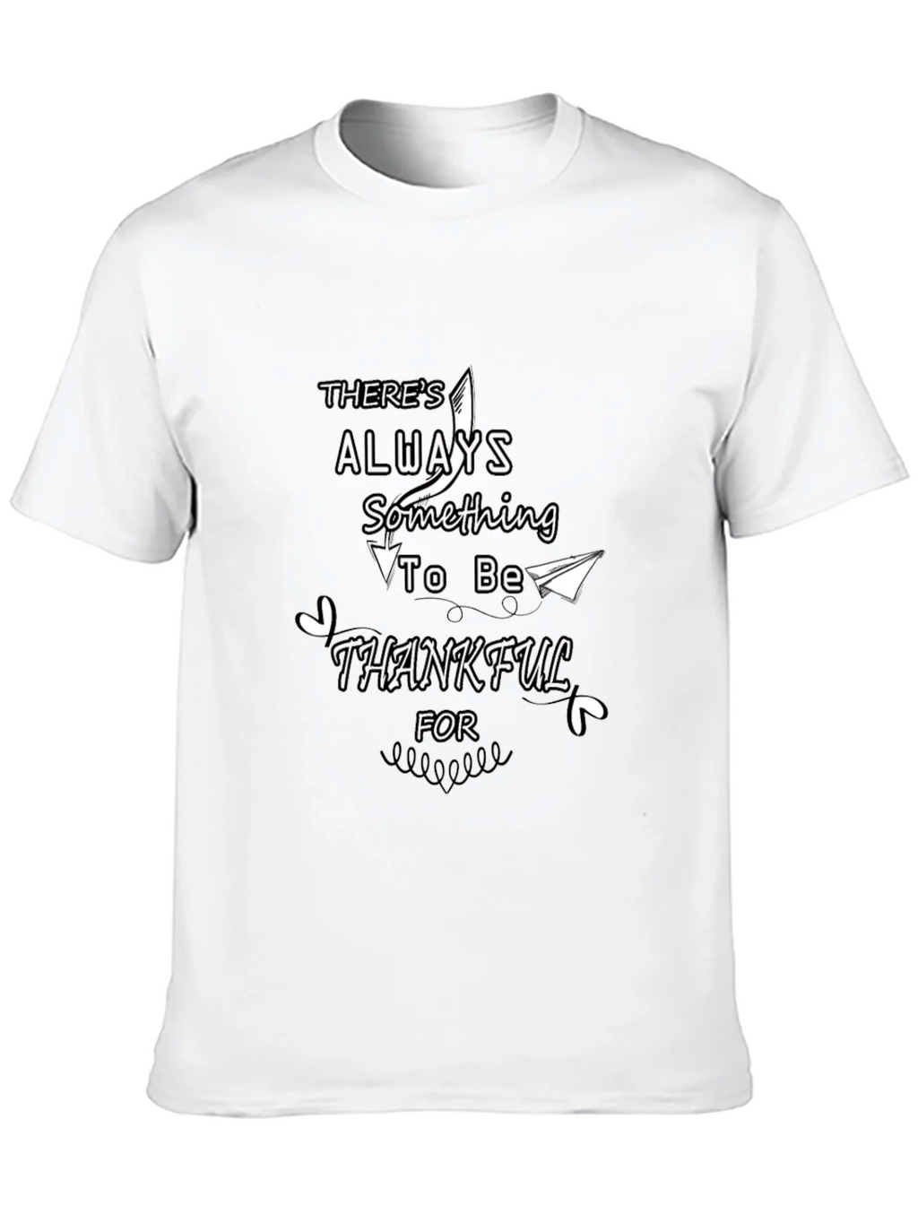 Thankful Graphic T-Shirt - Black