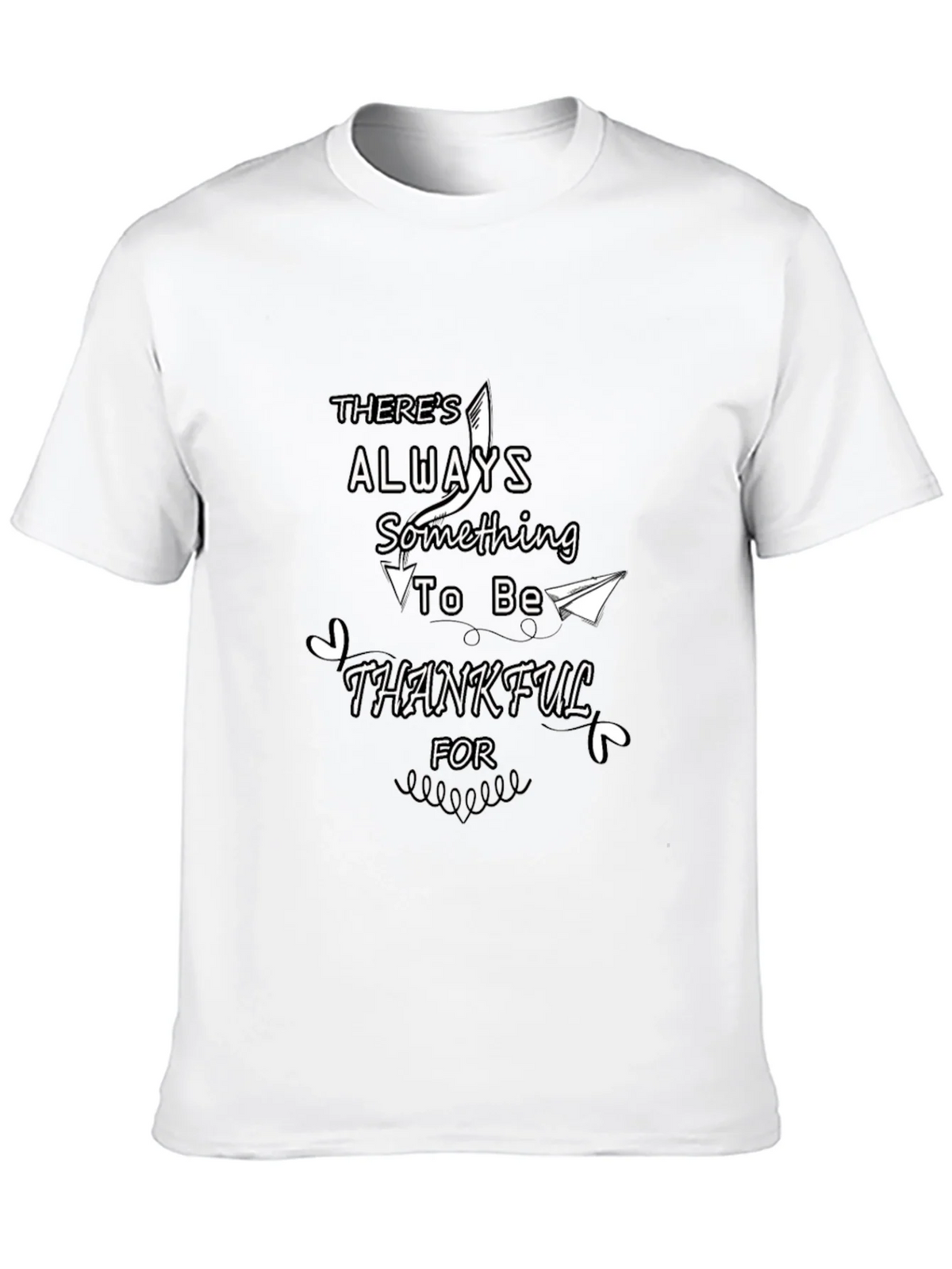 Thankful Graphic T-Shirt - Black