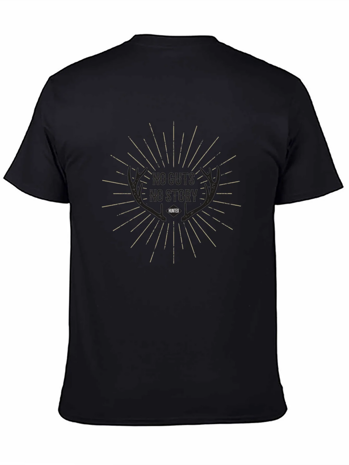 Hunted Graphic Tee: No Guts No Story