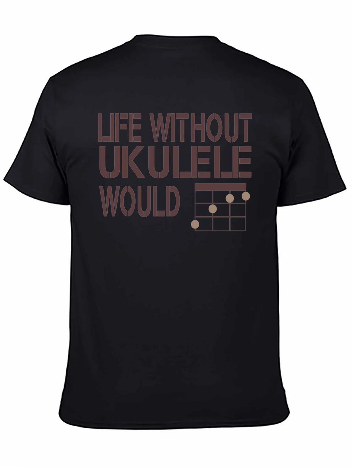 Life Without Ukulele T-Shirt - Music Lover Tee