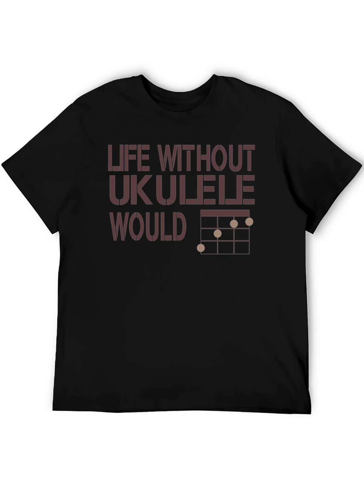 Life Without Ukulele T-Shirt - Music Lover Tee
