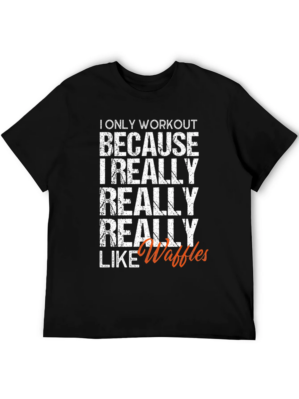 Waffles Workout Graphic Tee
