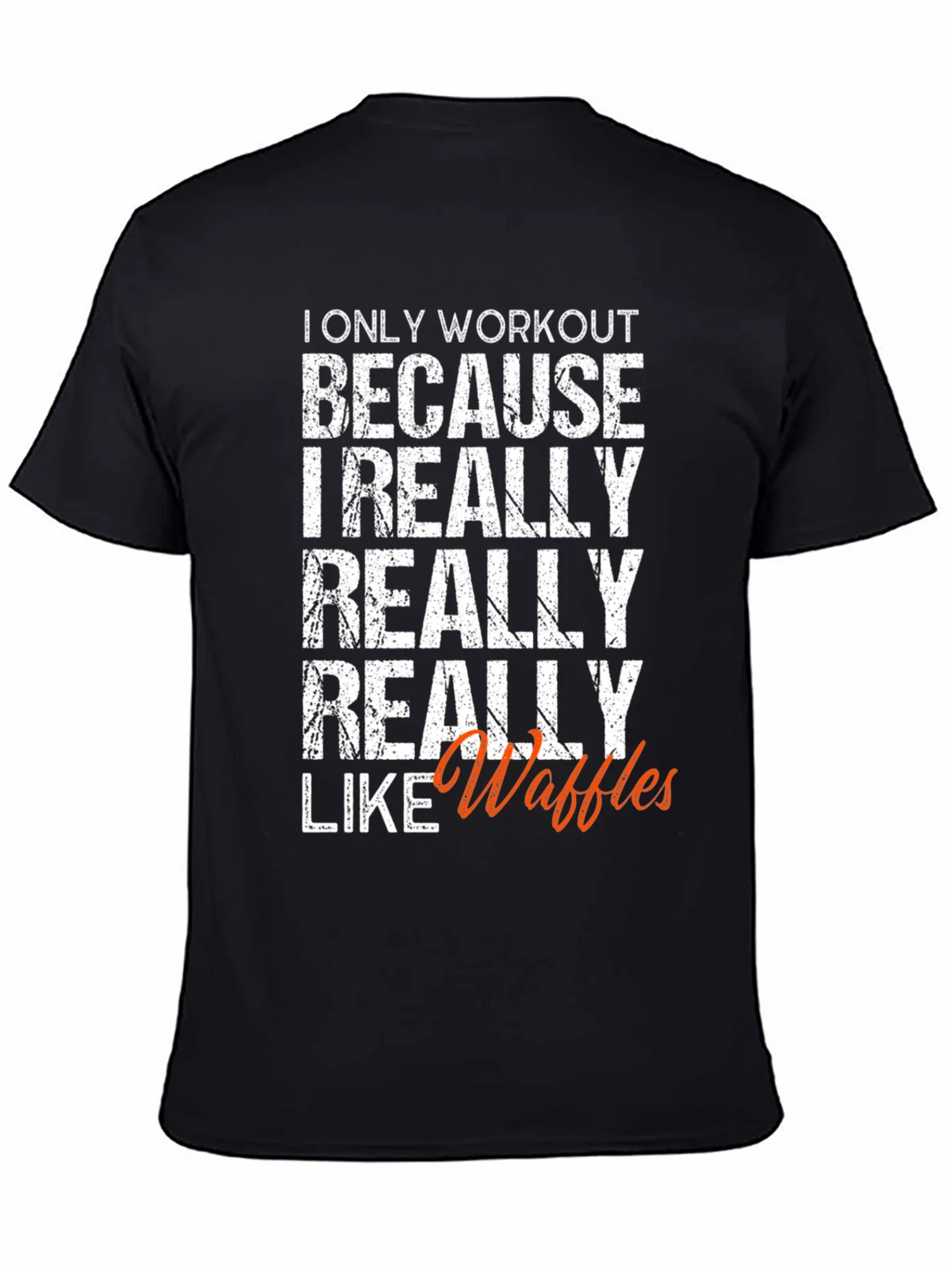Waffles Workout Graphic Tee