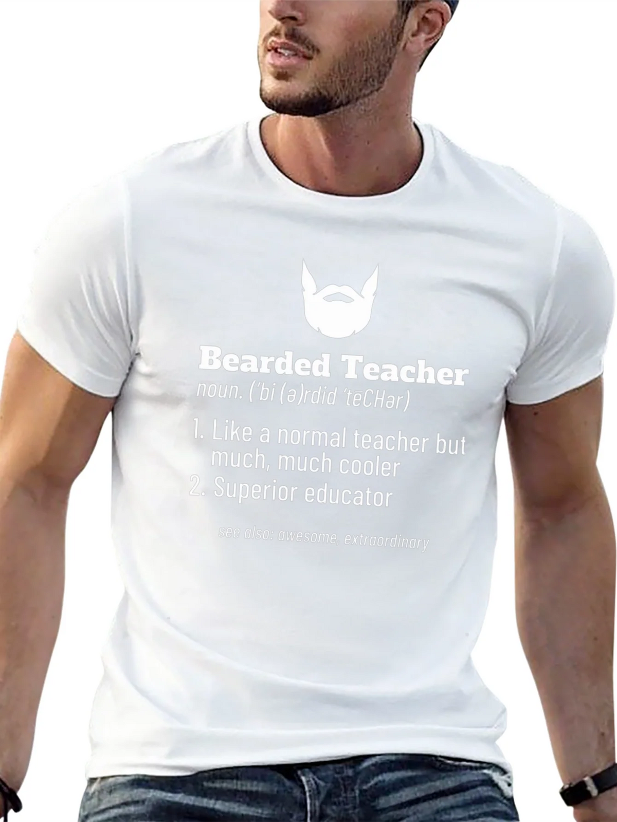 Bearded Teacher Definition T-Shirt