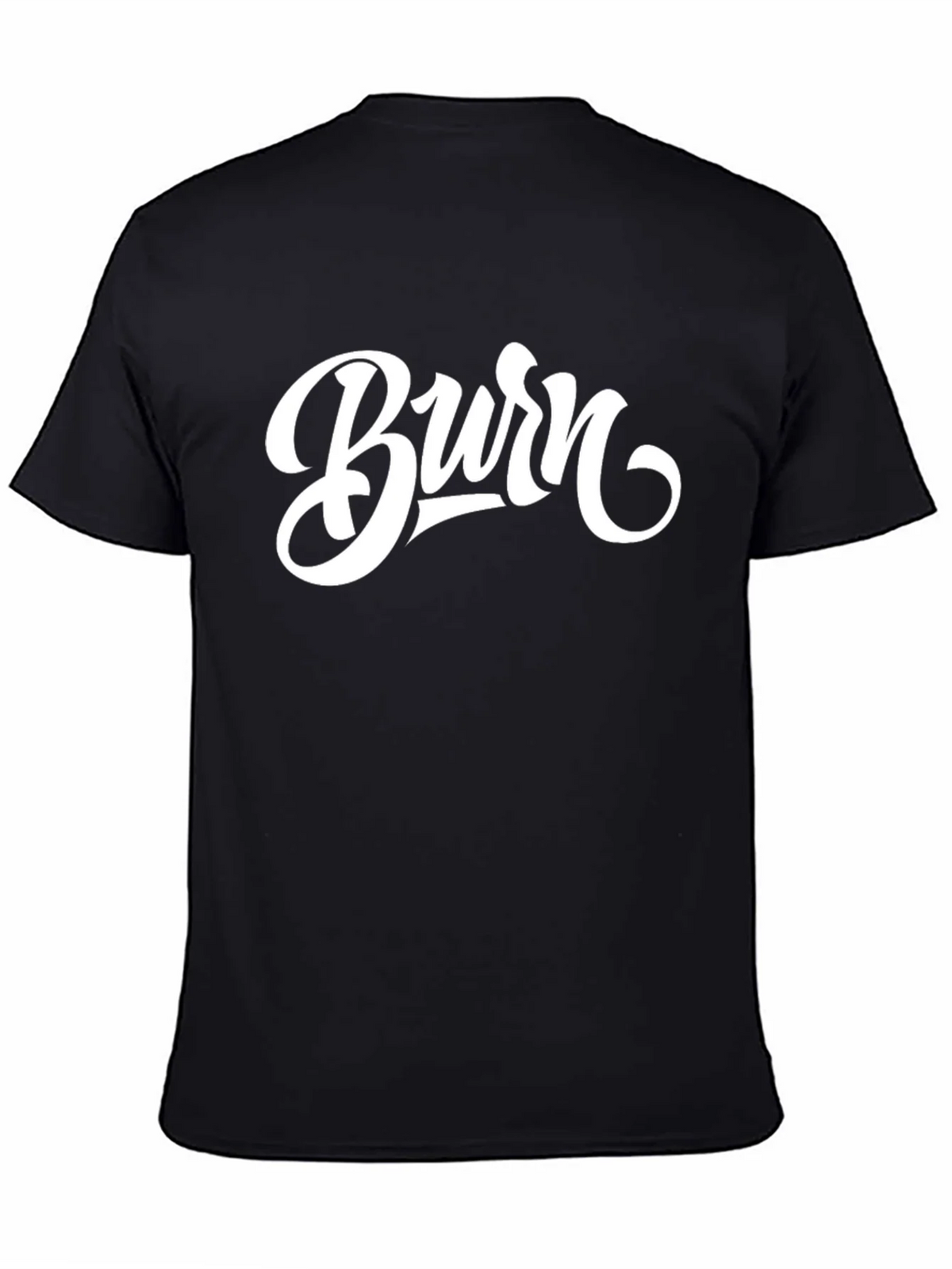 Burn Graphic Tee - Stylish Black T-Shirt