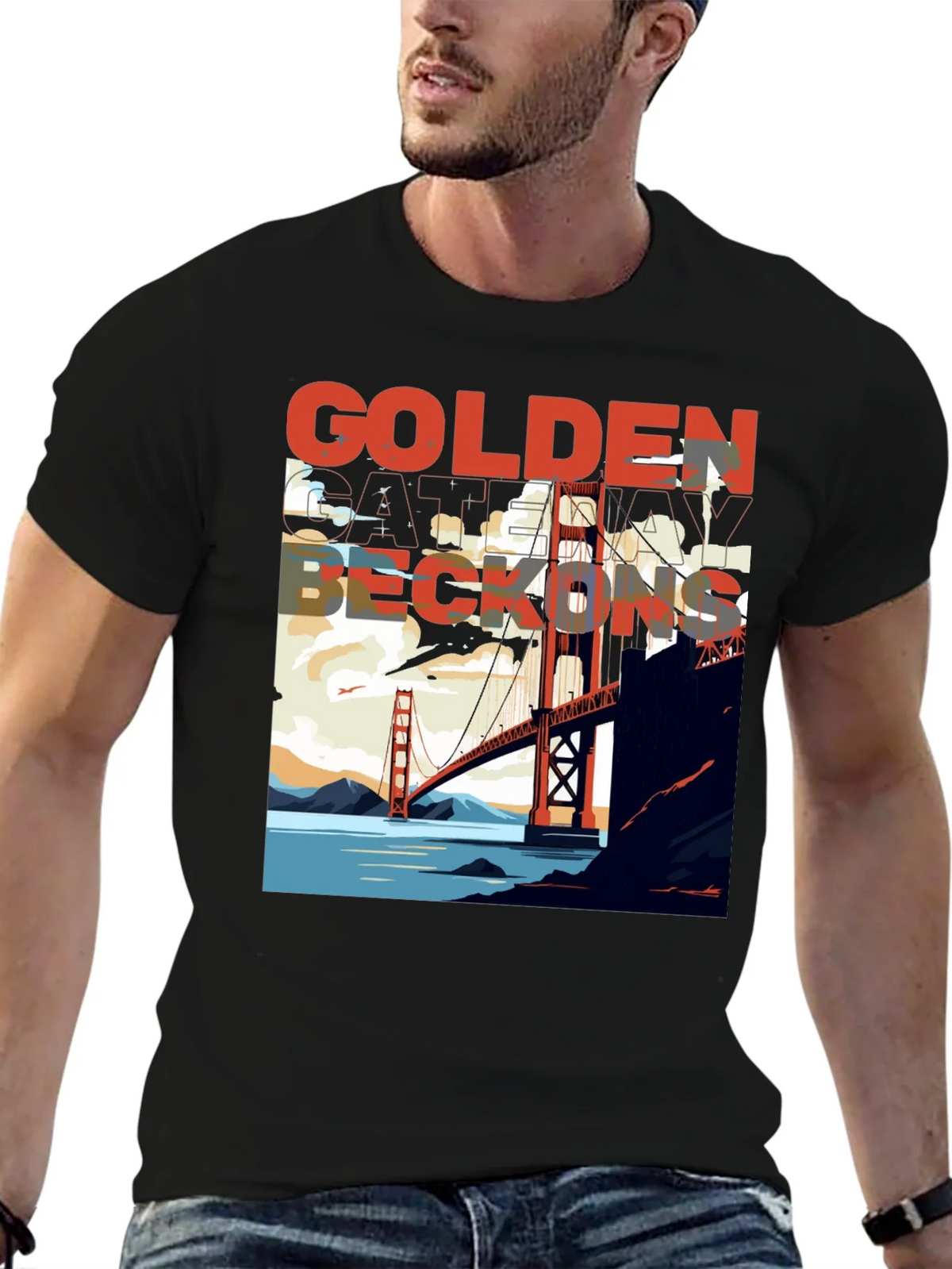 Golden Gate Bridge Graphic Tee
