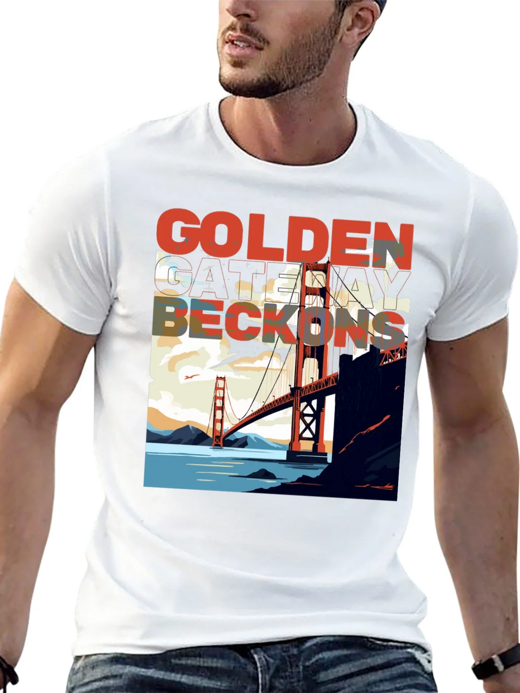 Golden Gate Bridge Graphic Tee