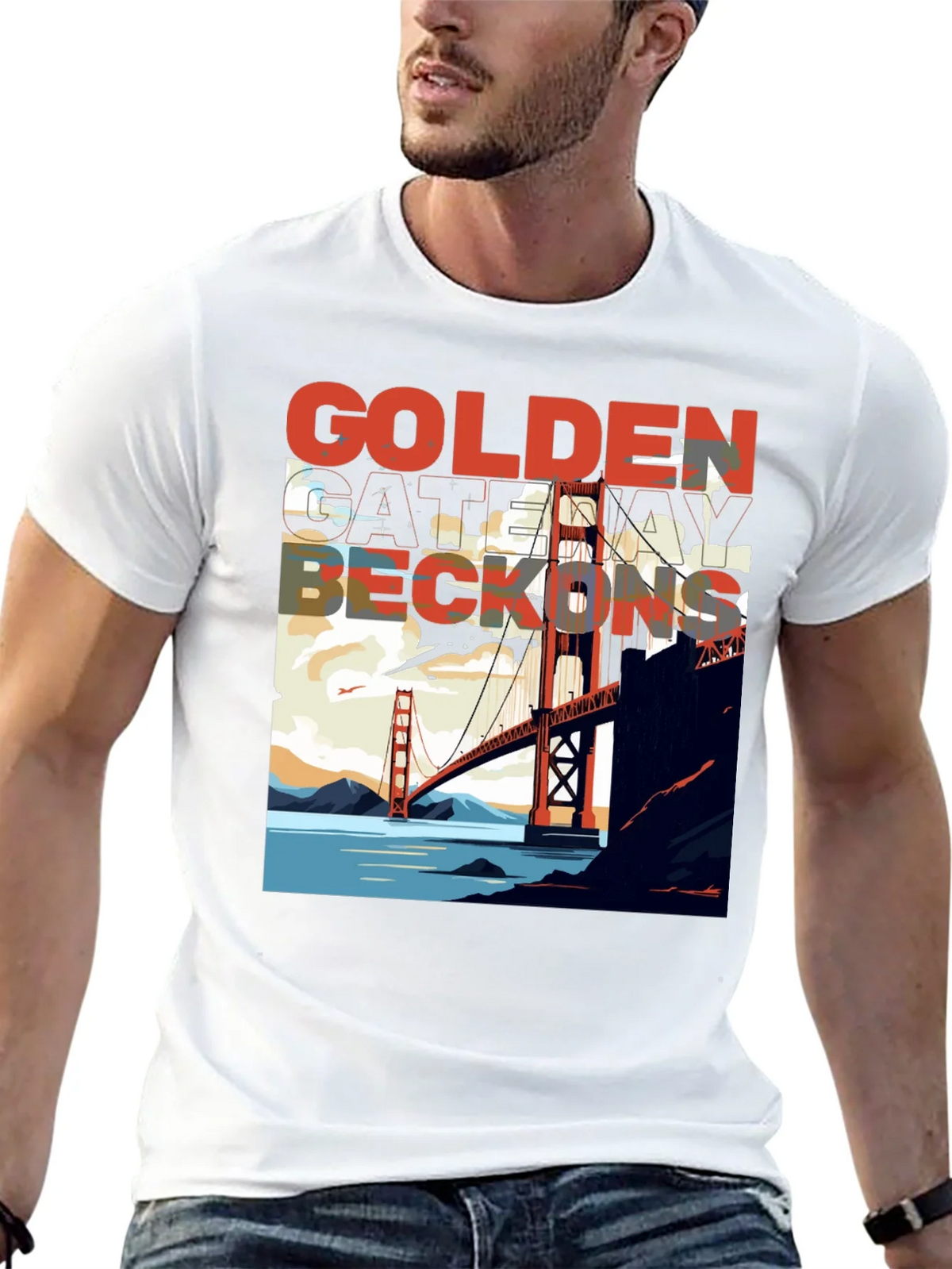 Golden Gate Bridge Graphic Tee
