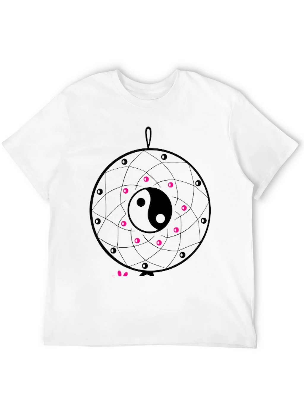 Yin Yang Dreamcatcher T-Shirt - Black