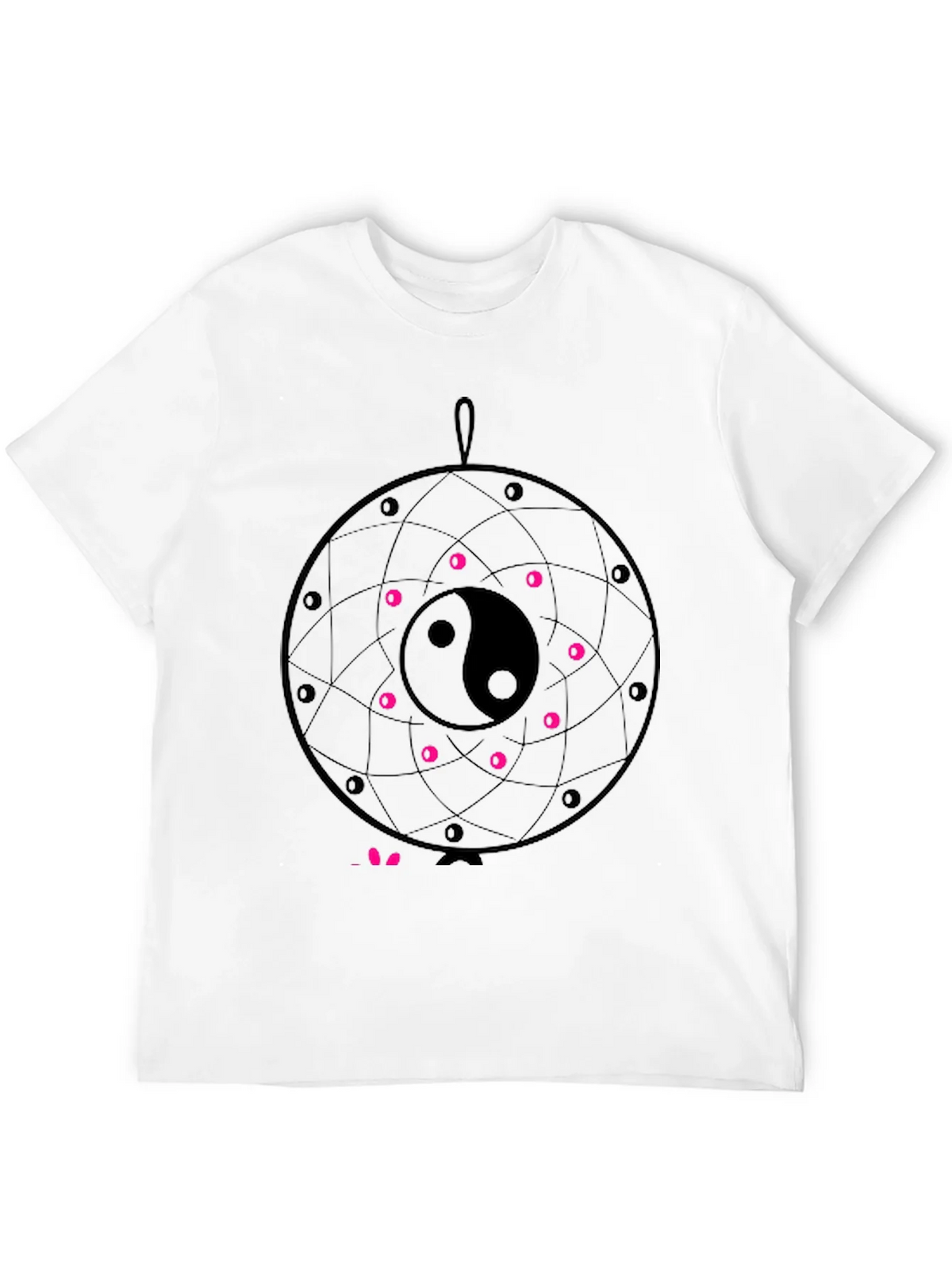 Yin Yang Dreamcatcher T-Shirt - Black
