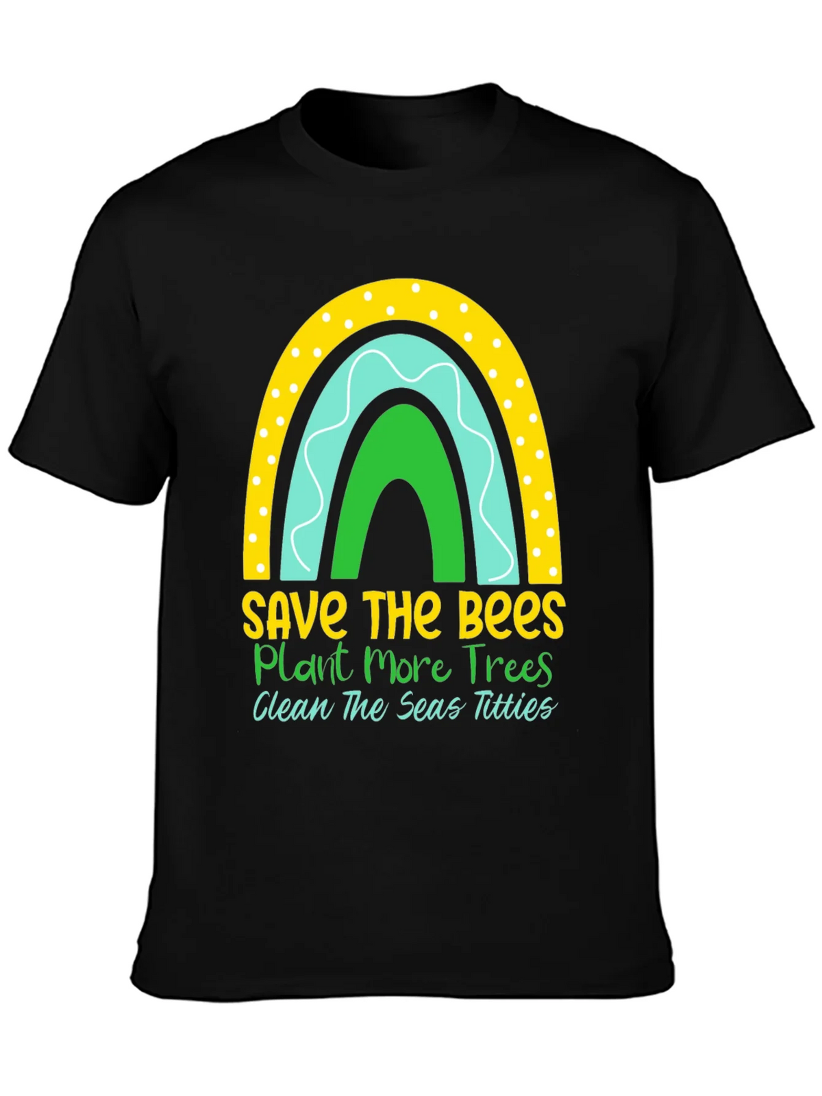 Save the Bees Graphic Tee - Environmental Awareness