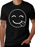 Funny Emoji Black T-Shirt