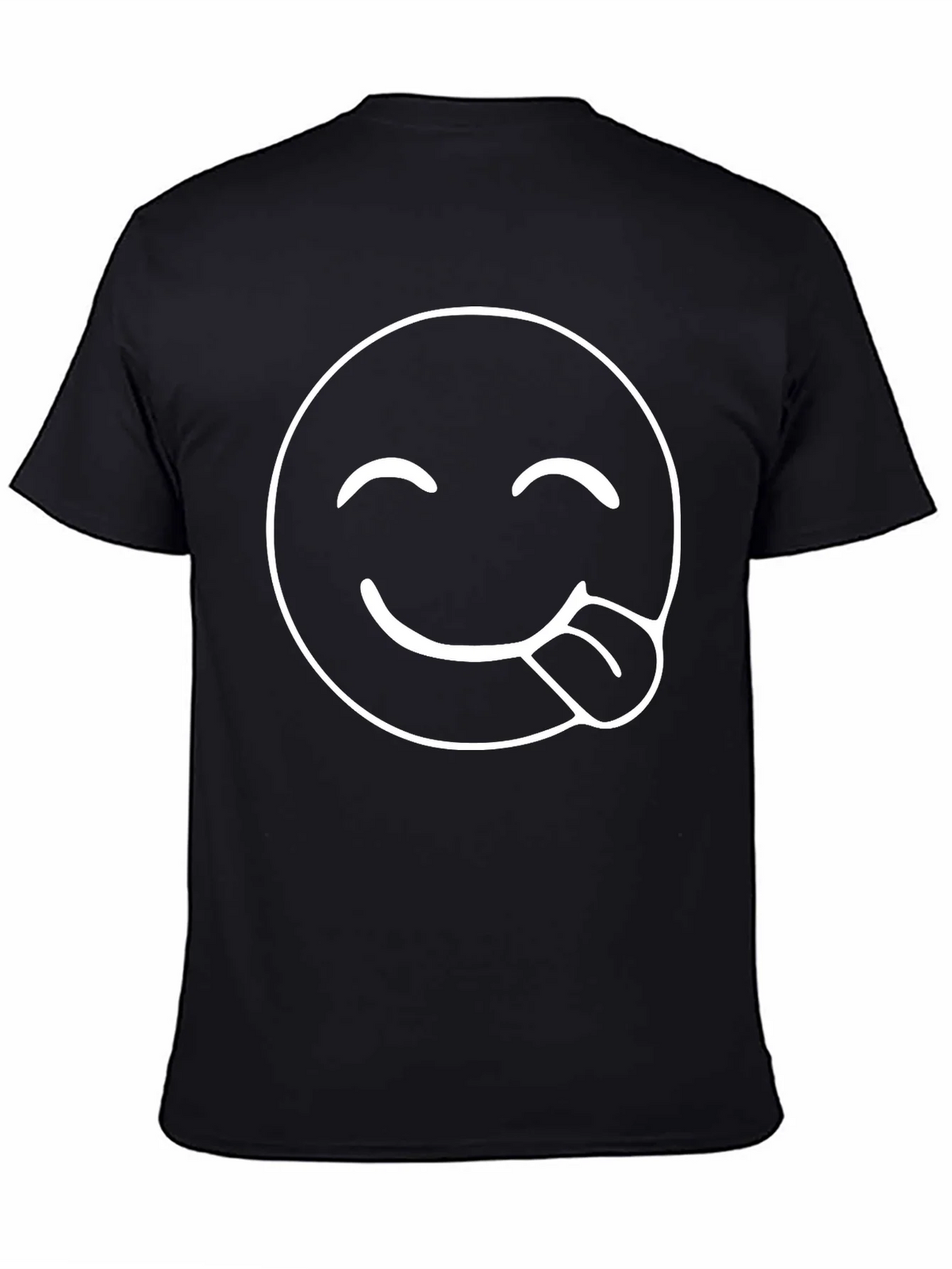 Funny Emoji Black T-Shirt