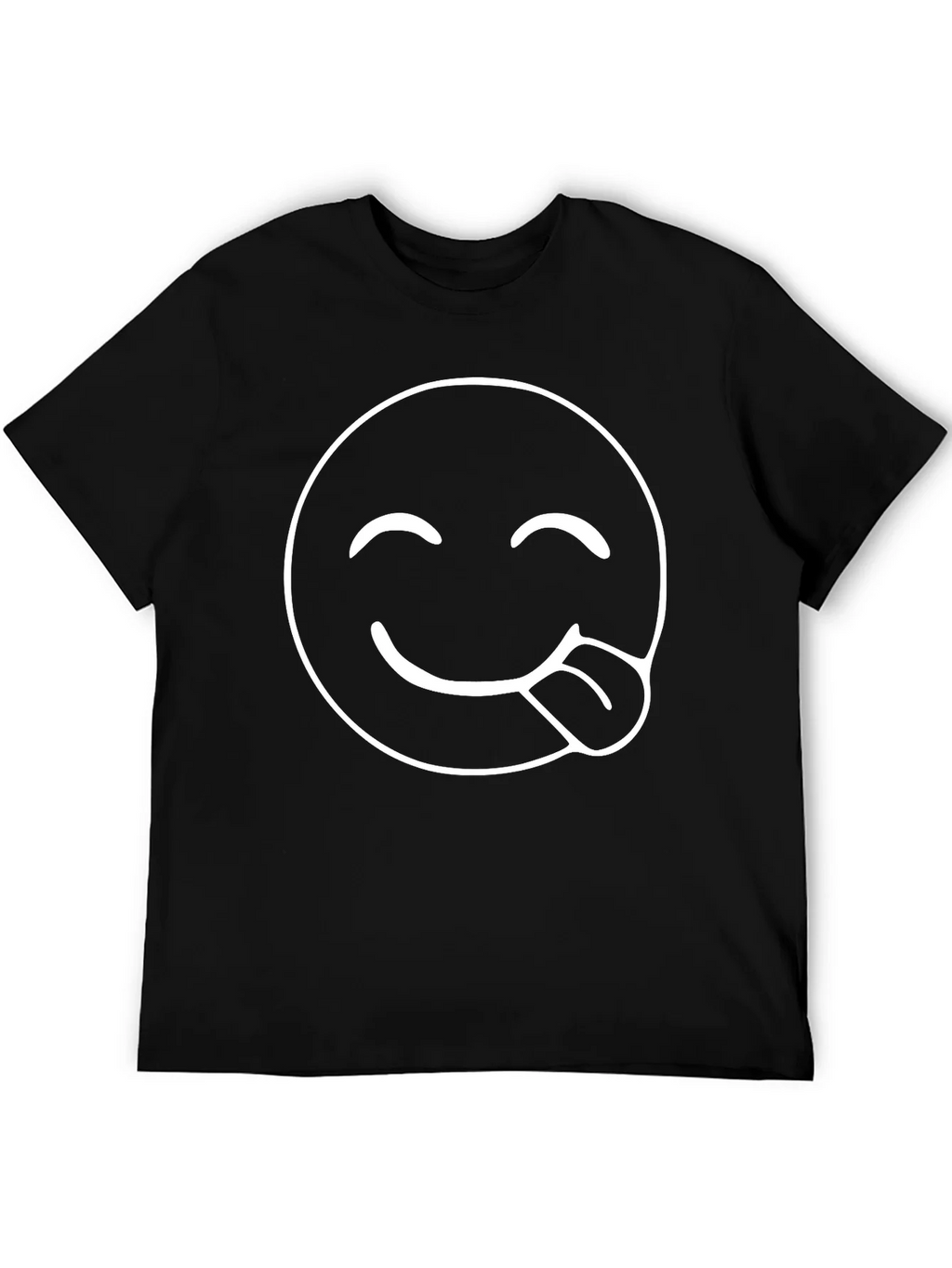 Funny Emoji Black T-Shirt