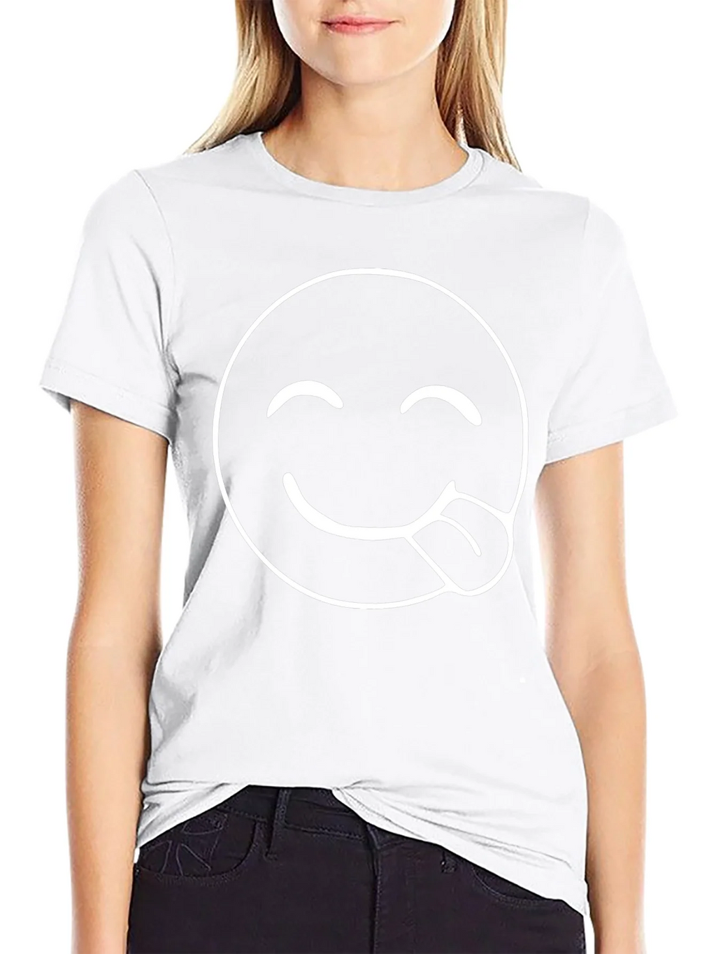 Funny Emoji Black T-Shirt