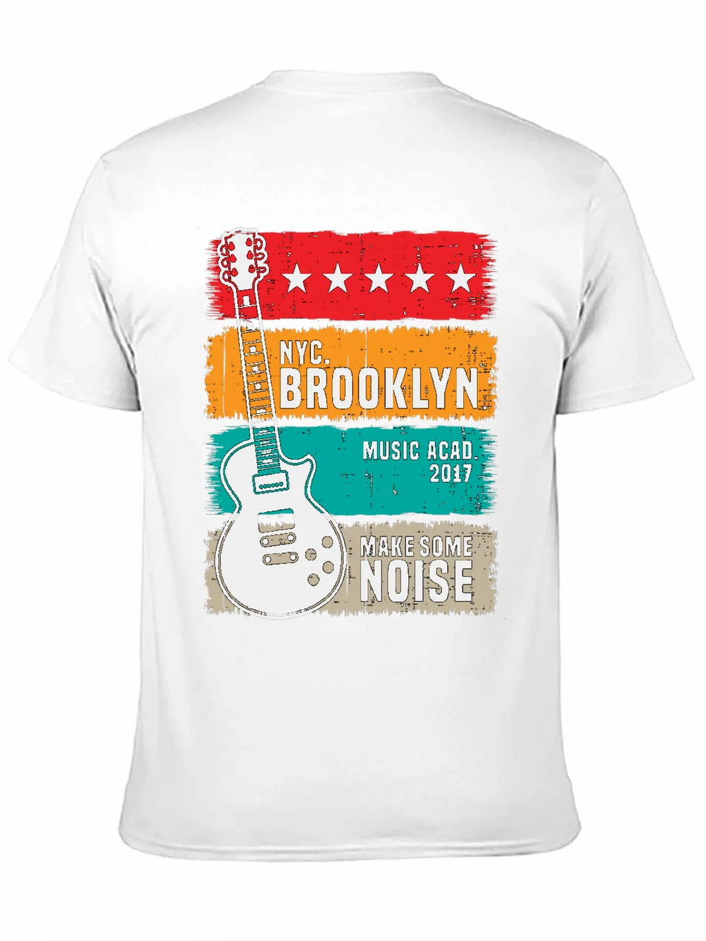 NYC Brooklyn Music Academy Guitar T-Shirt