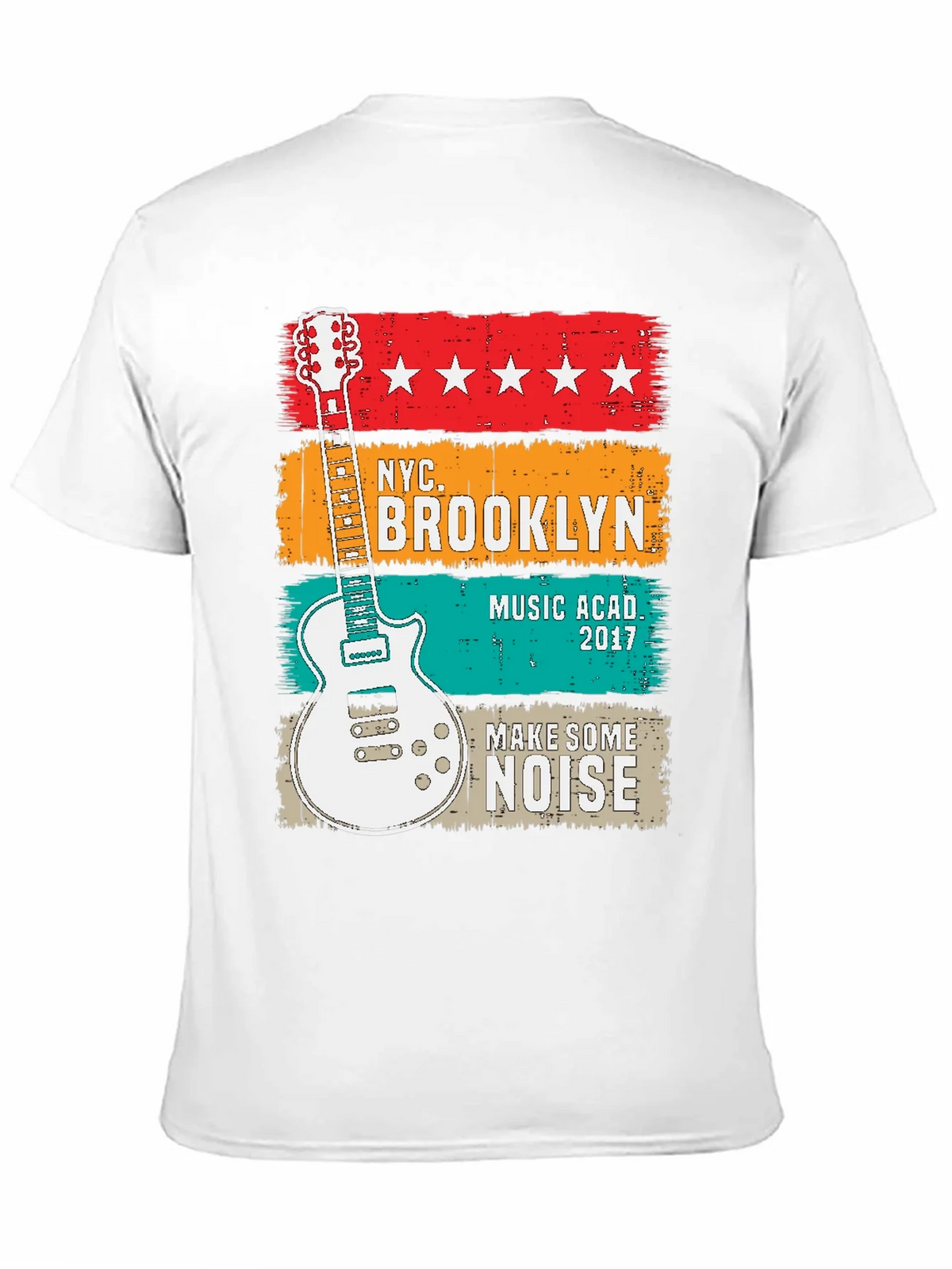 NYC Brooklyn Music Academy Guitar T-Shirt