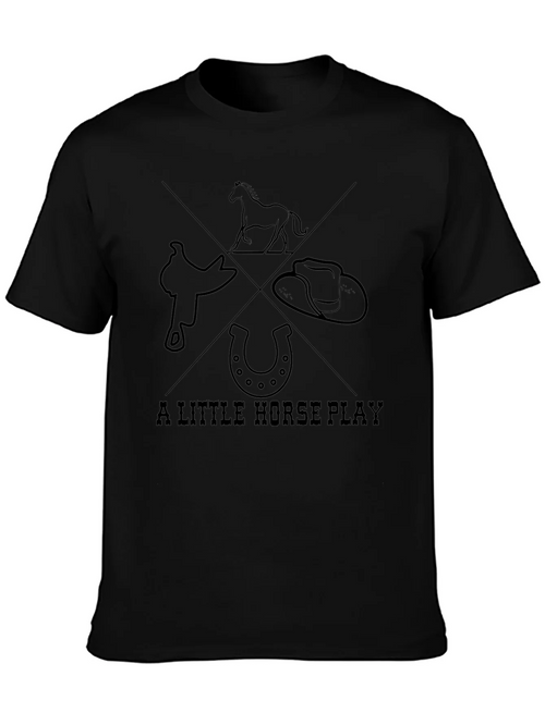 A Little Horse Play Graphic Tee