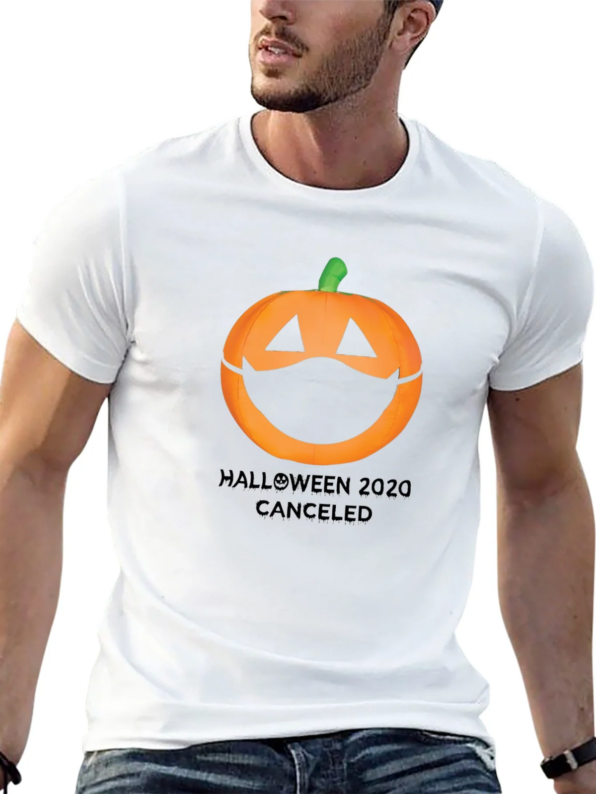 Halloween 2020 Canceled Pumpkin Mask Tee