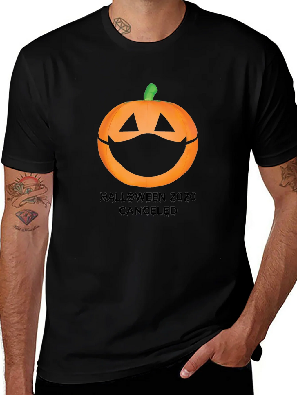 Halloween 2020 Canceled Pumpkin Mask Tee