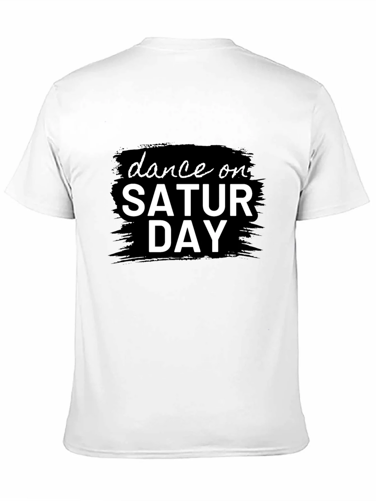 Dance On Saturday Black Graphic Tee