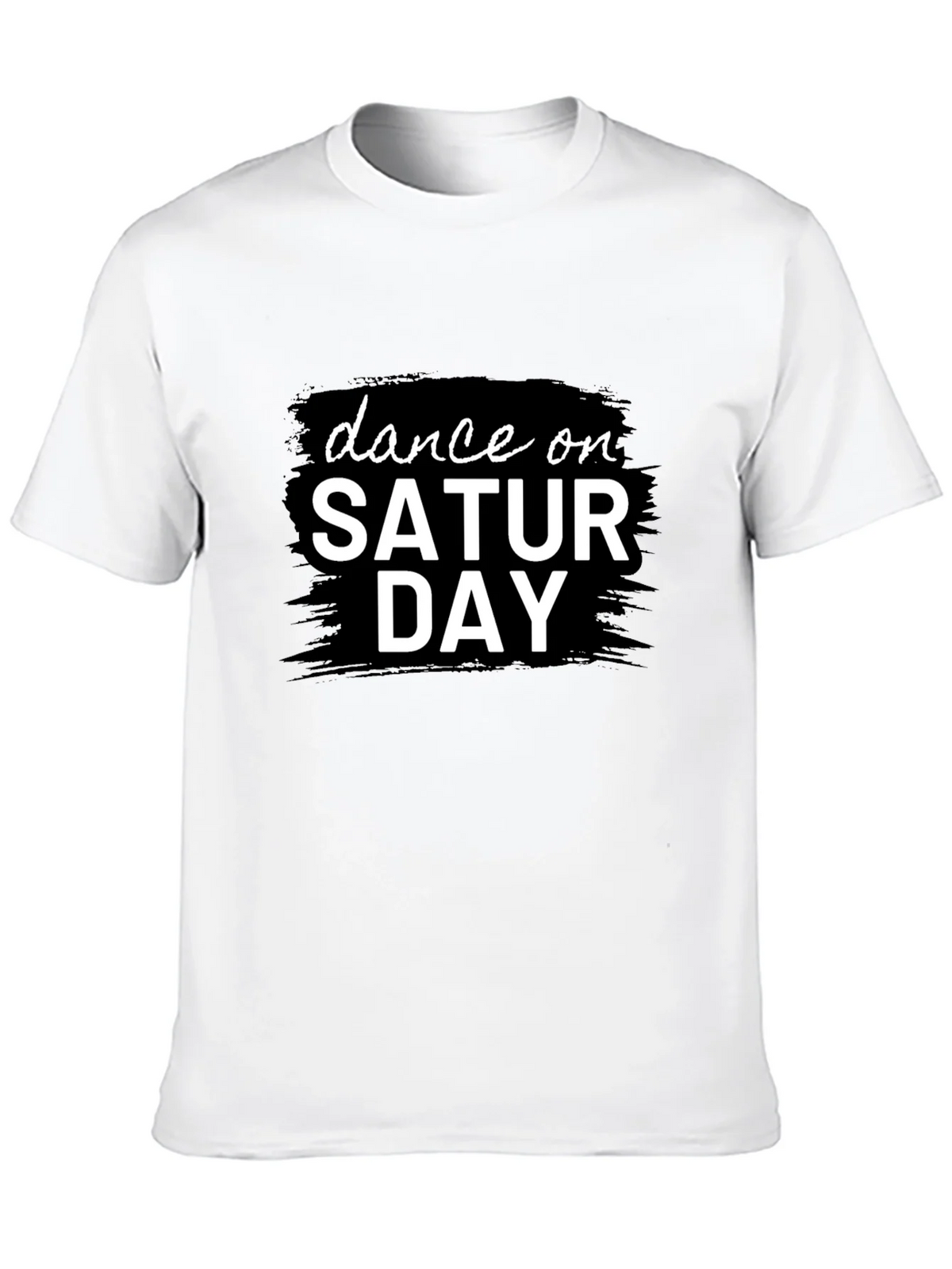 Dance On Saturday Black Graphic Tee