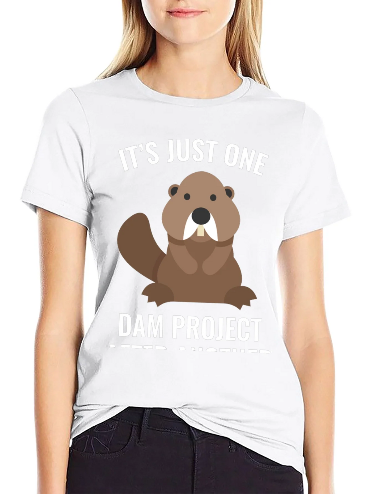 Funny Beaver T-Shirt - Dam Project Tee