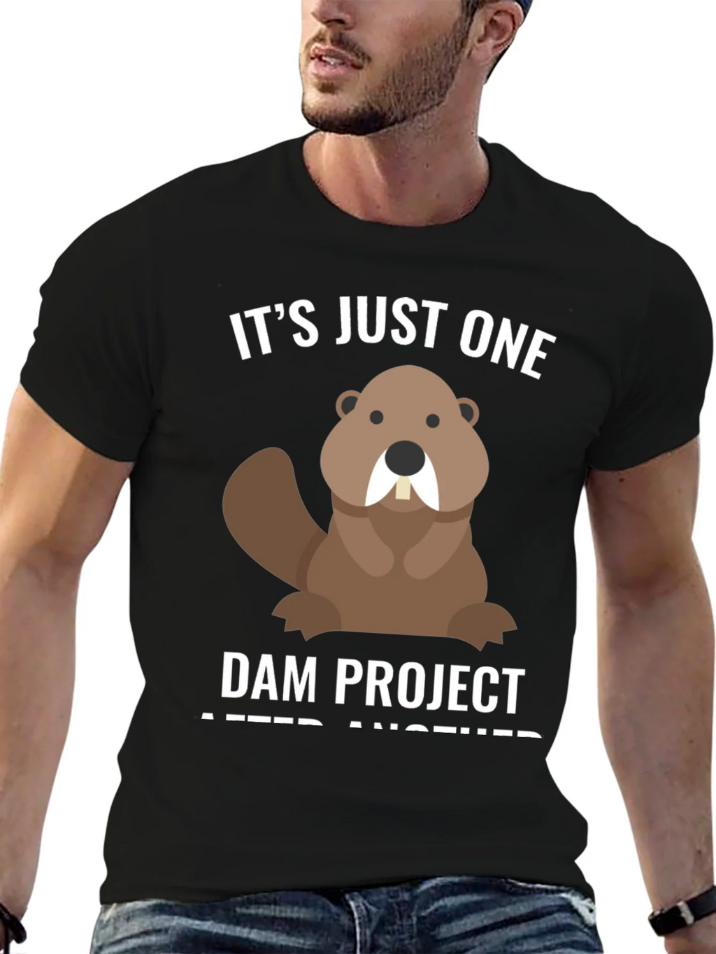Funny Beaver T-Shirt - Dam Project Tee