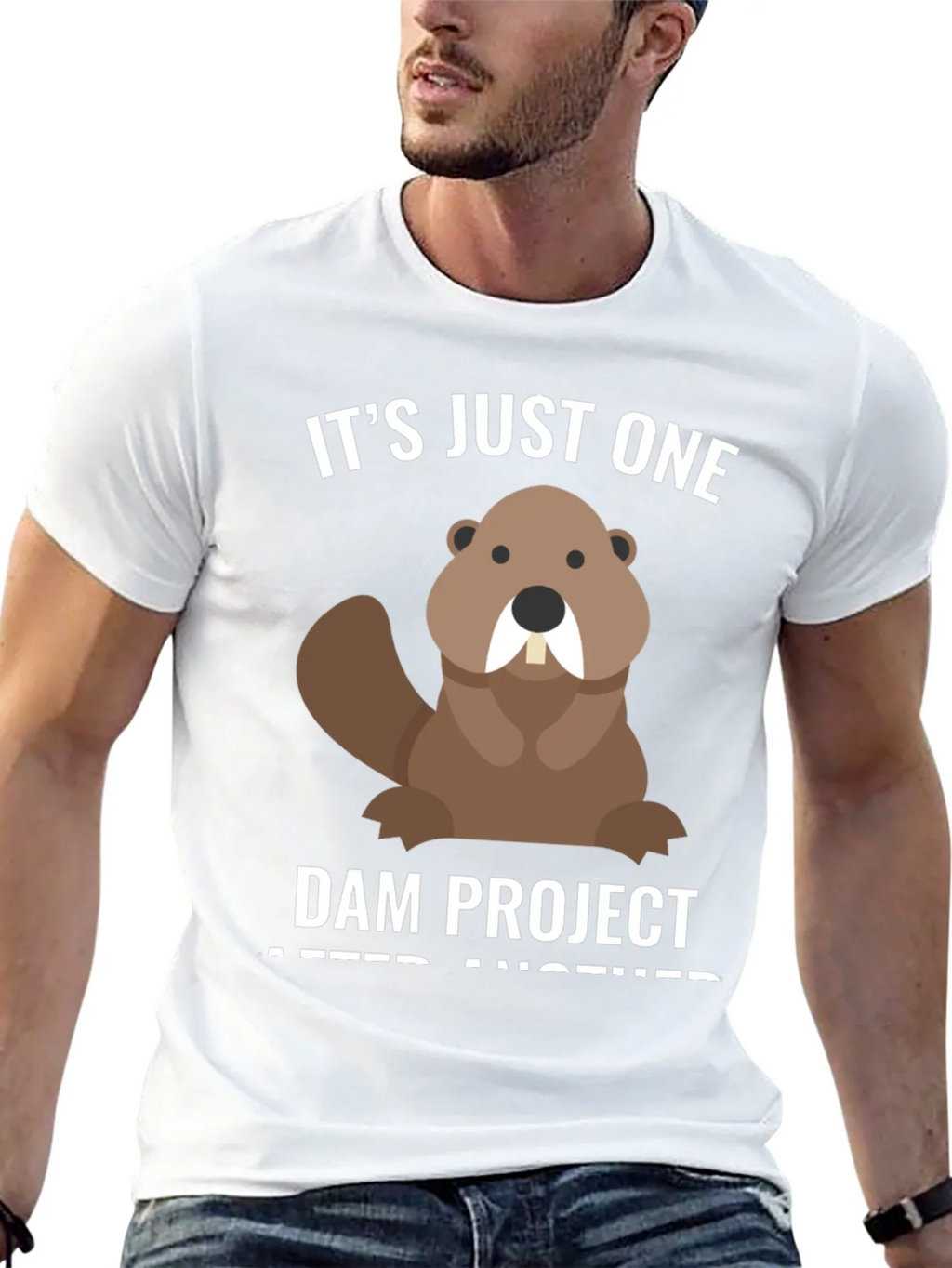 Funny Beaver T-Shirt - Dam Project Tee