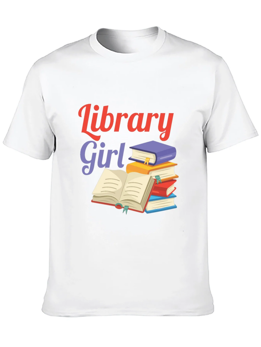 Library Girl Book Lover T-Shirt