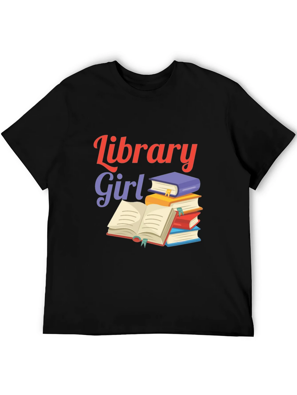 Library Girl Book Lover T-Shirt