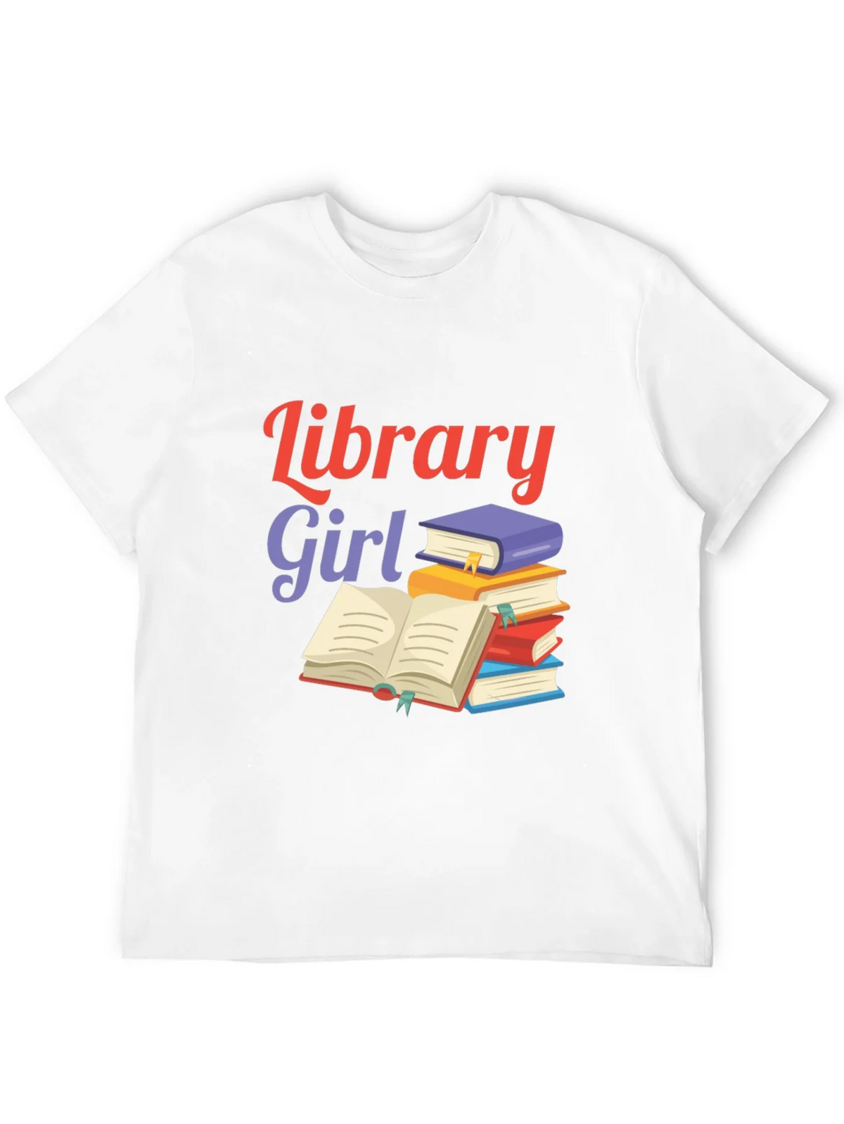 Library Girl Book Lover T-Shirt