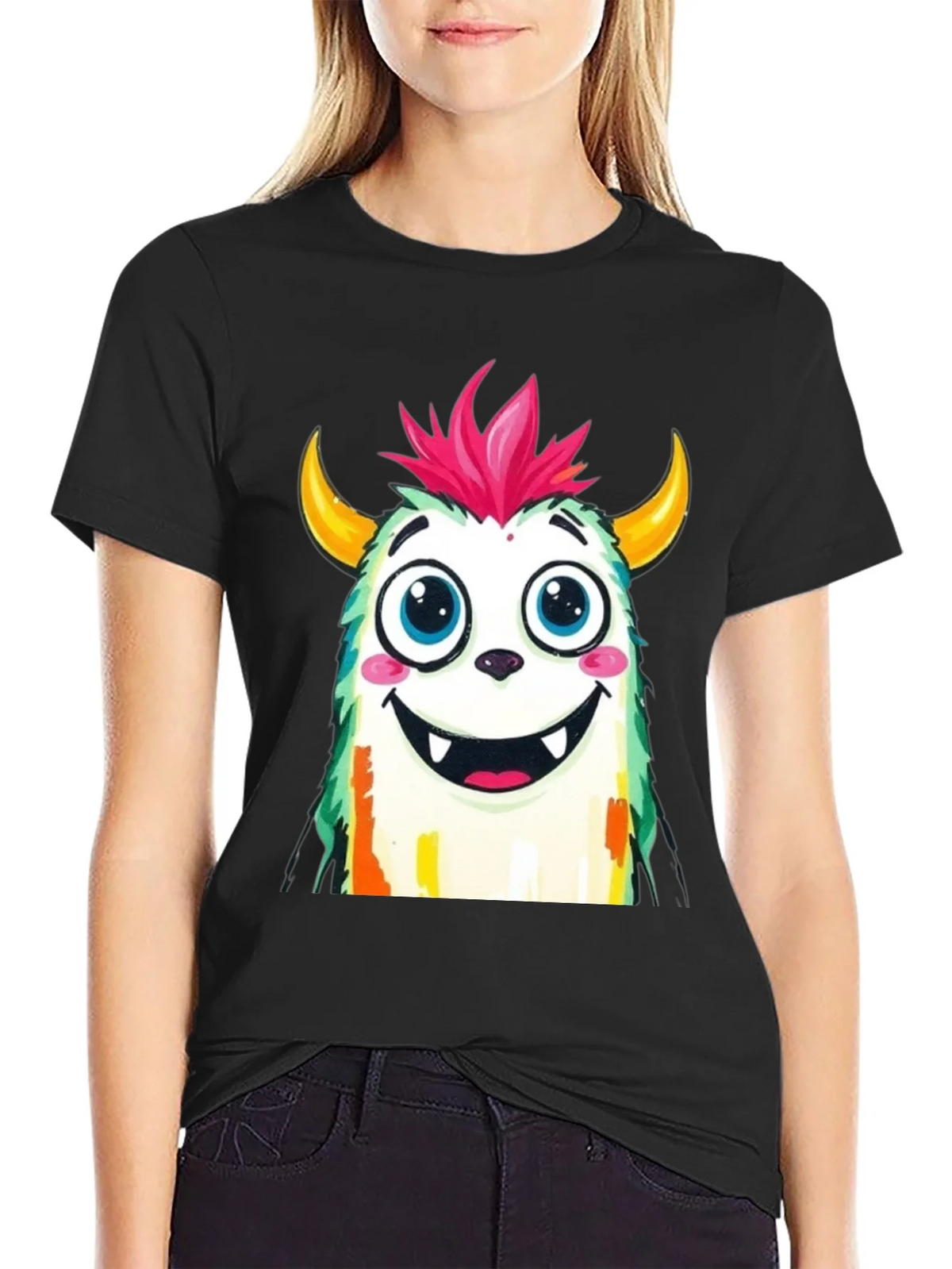 Monster Graphic T-Shirt - Fun Cartoon Tee