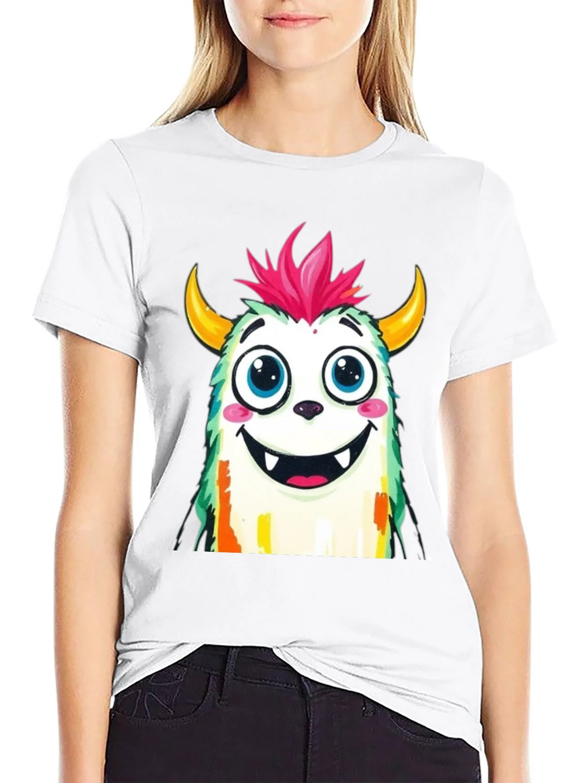 Monster Graphic T-Shirt - Fun Cartoon Tee