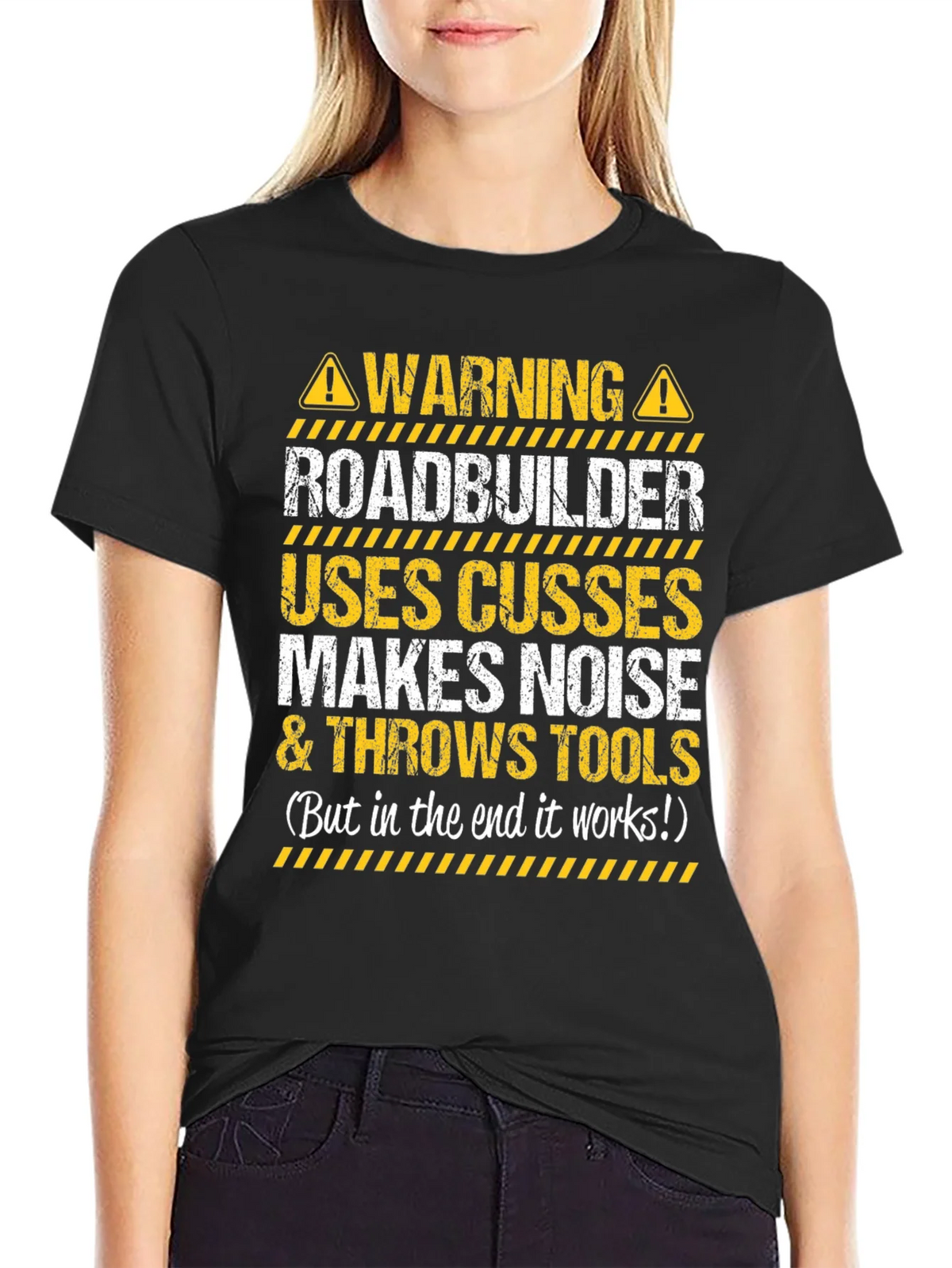Warning Roadbuilder T-Shirt