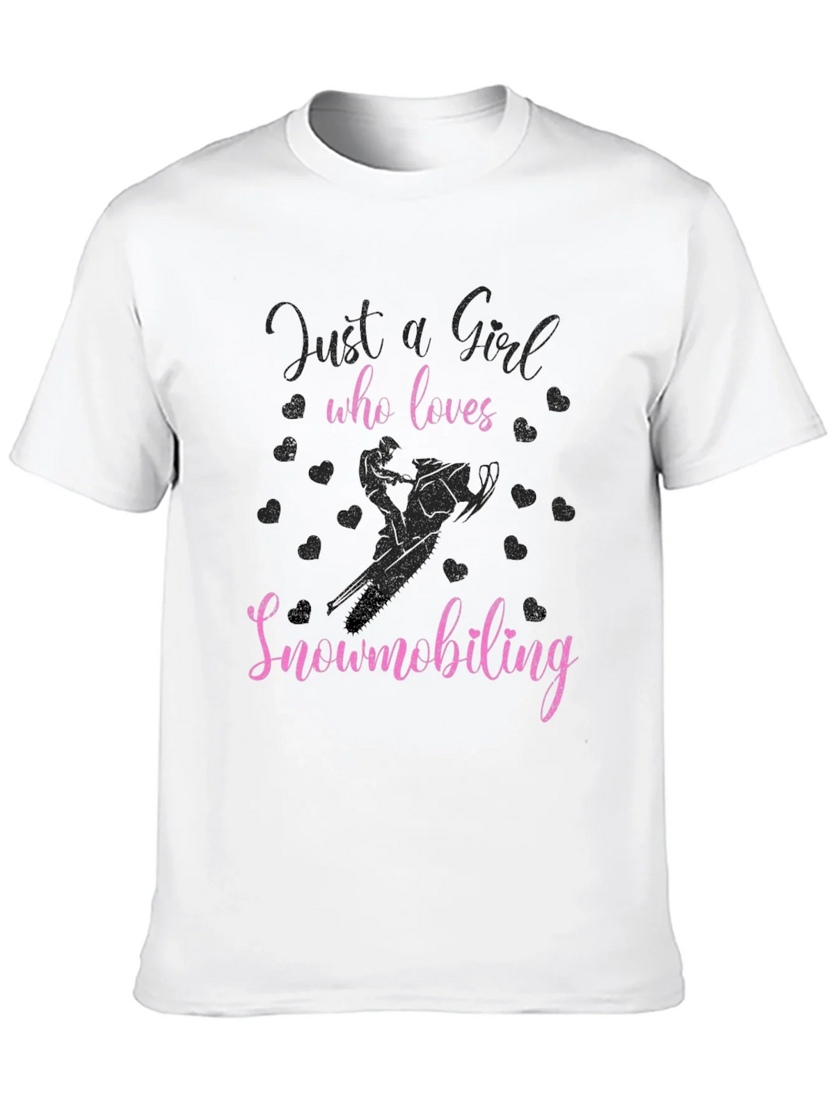 Just A Girl Who Loves Snowmobiling T-Shirt