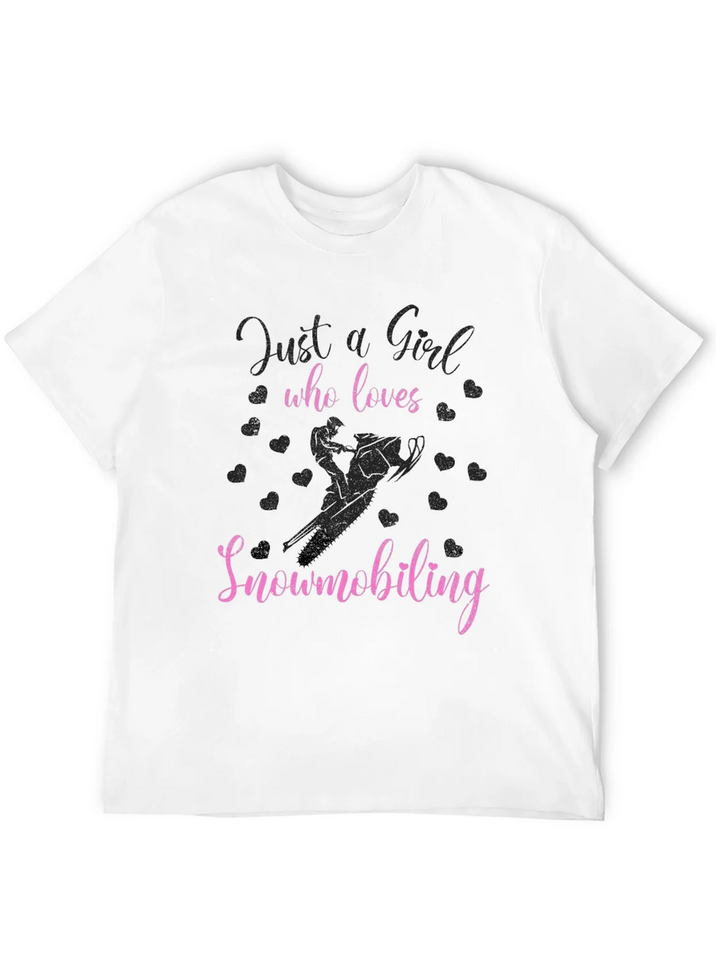 Just A Girl Who Loves Snowmobiling T-Shirt
