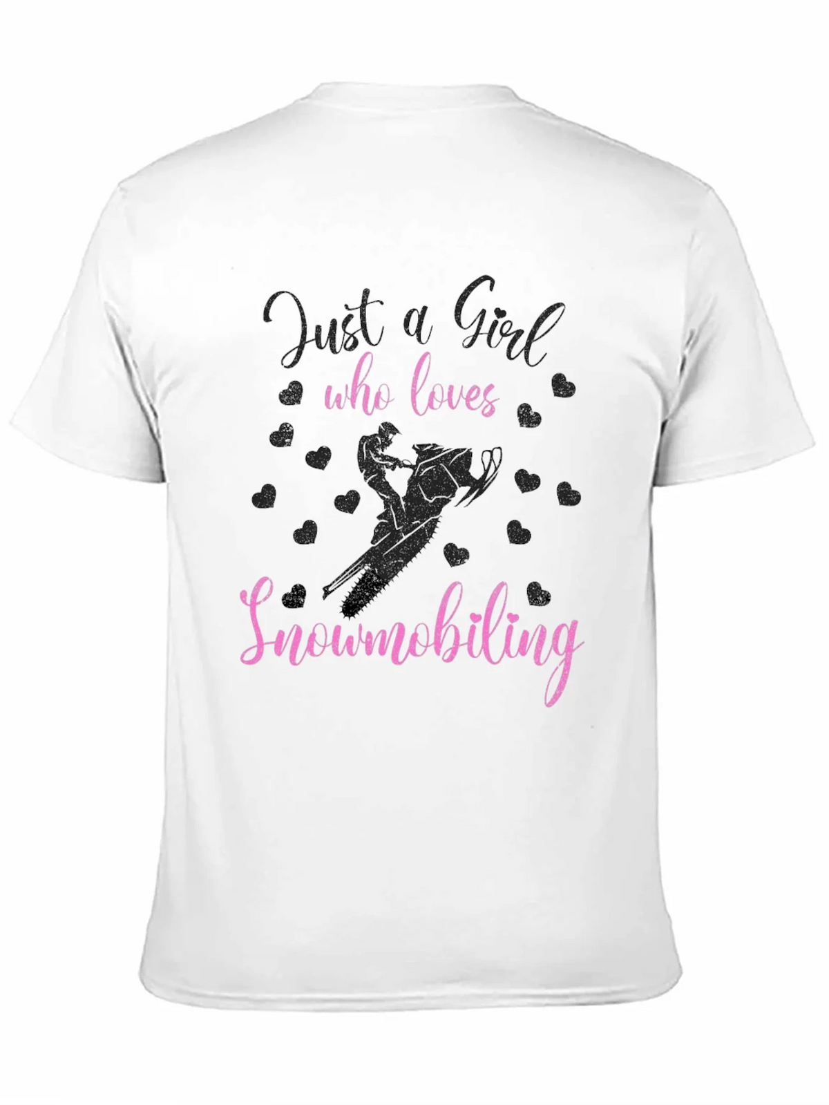 Just A Girl Who Loves Snowmobiling T-Shirt