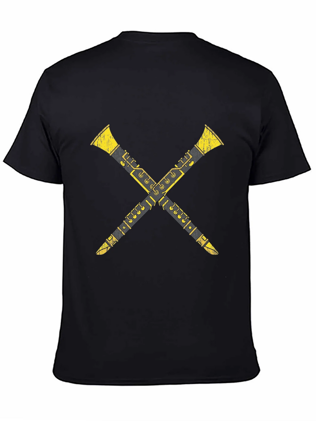Crossed Clarinets Graphic Tee - Musicians T-Shirt