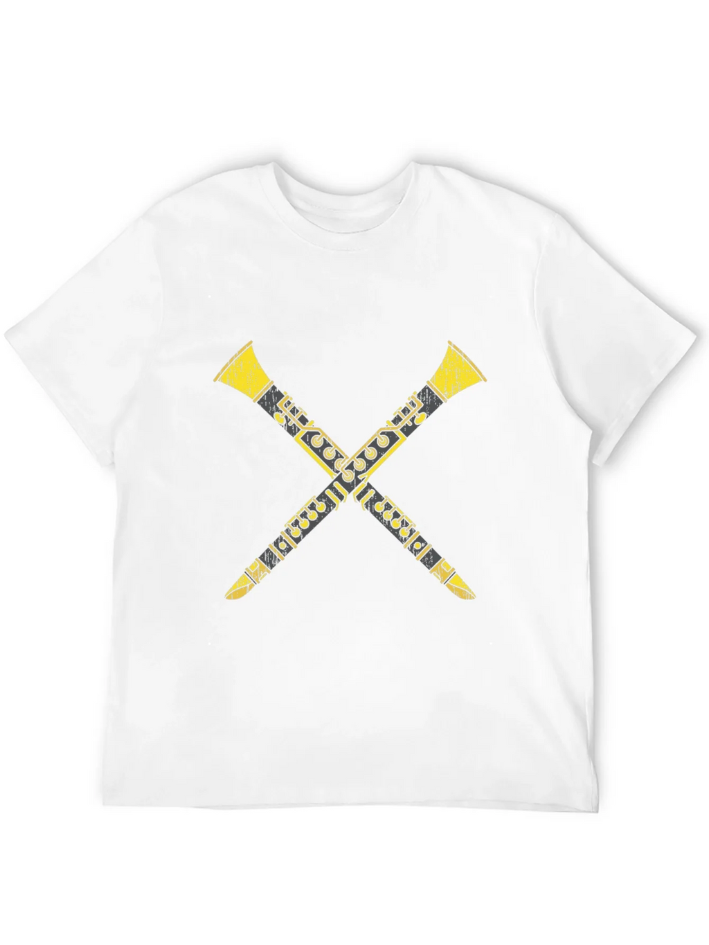 Crossed Clarinets Graphic Tee - Musicians T-Shirt
