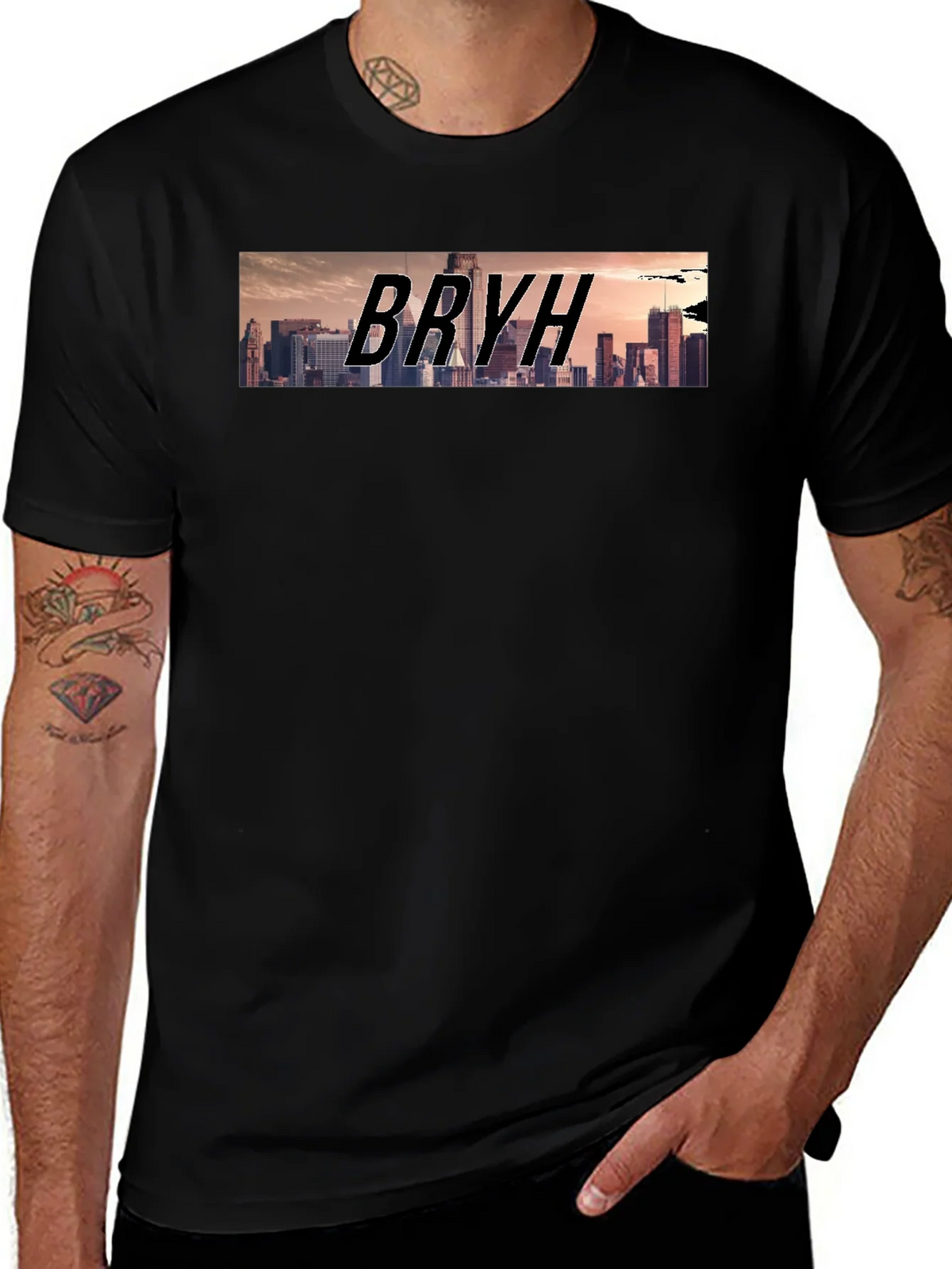 Urban Graphic Tee - Cityscape BRYH Print