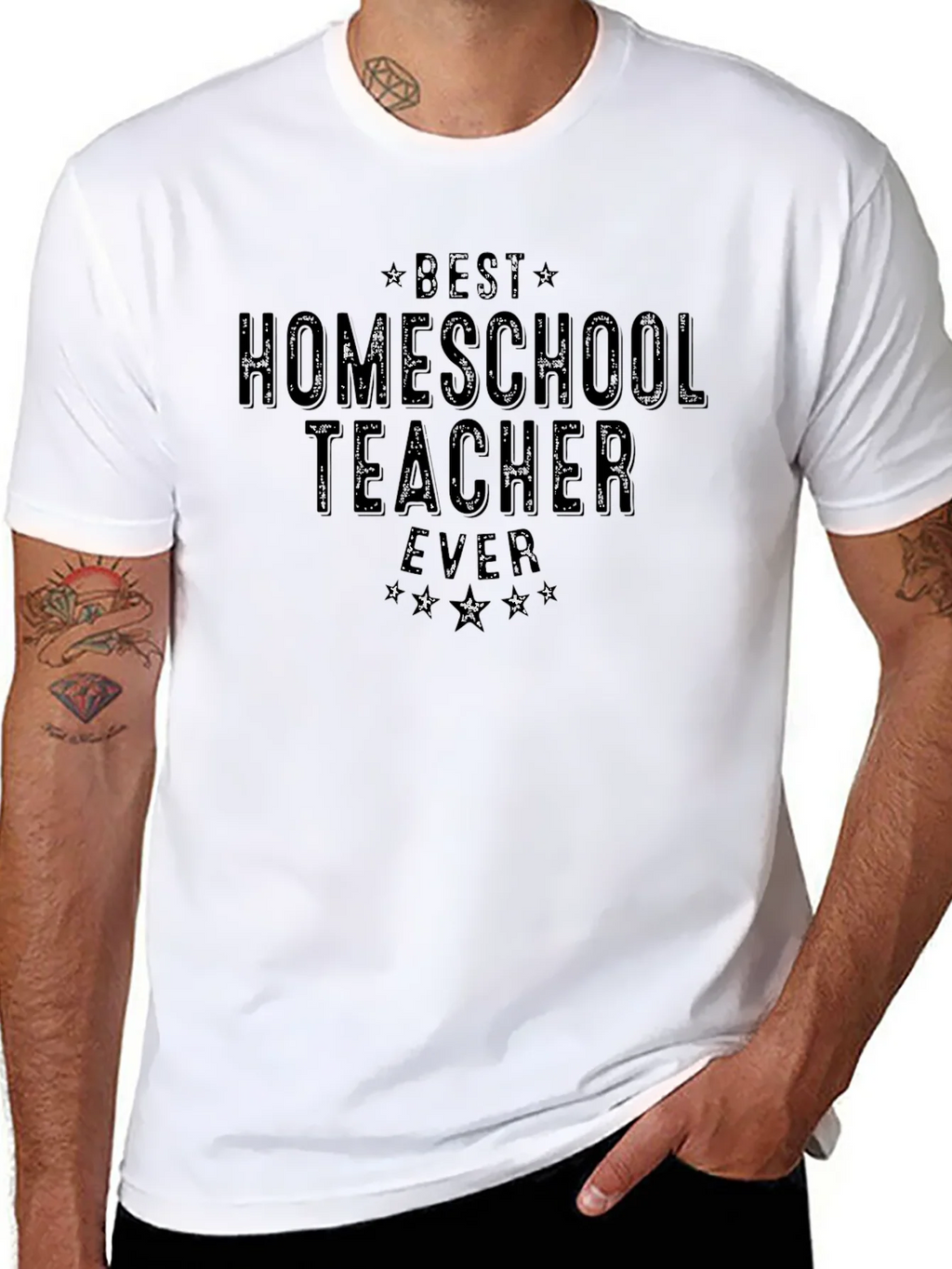 Best Homeschool Teacher Ever Black T-Shirt