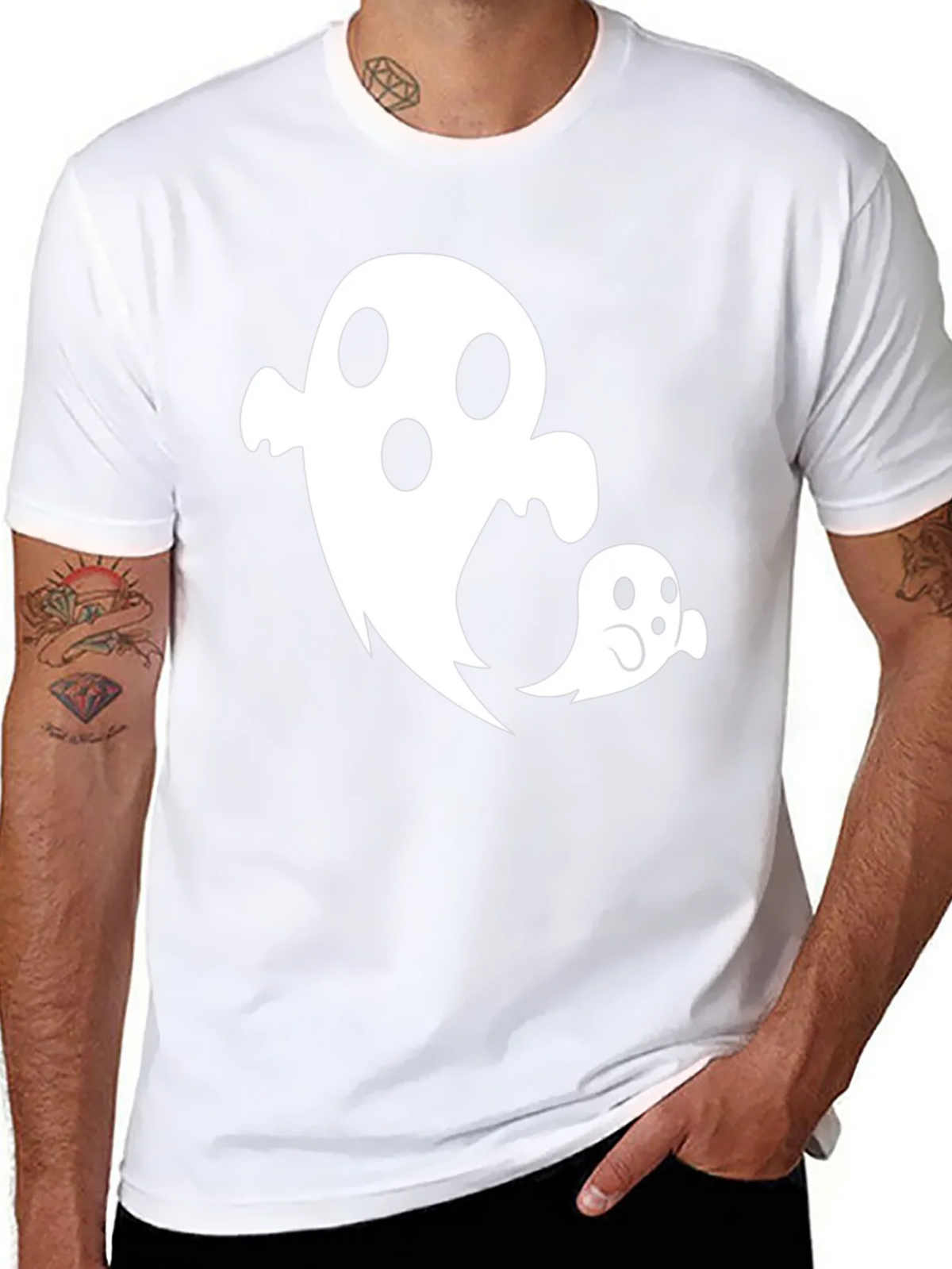 Ghost Family T-Shirt - Halloween Spooky Cute Tee
