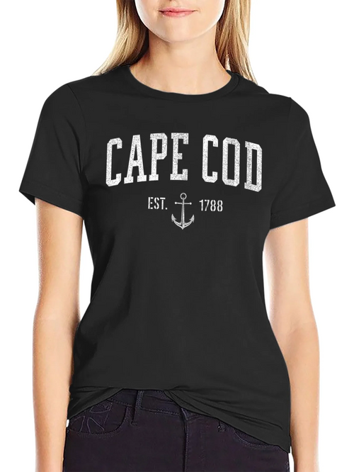 Cape Cod Est. 1788 Anchor Graphic T-Shirt