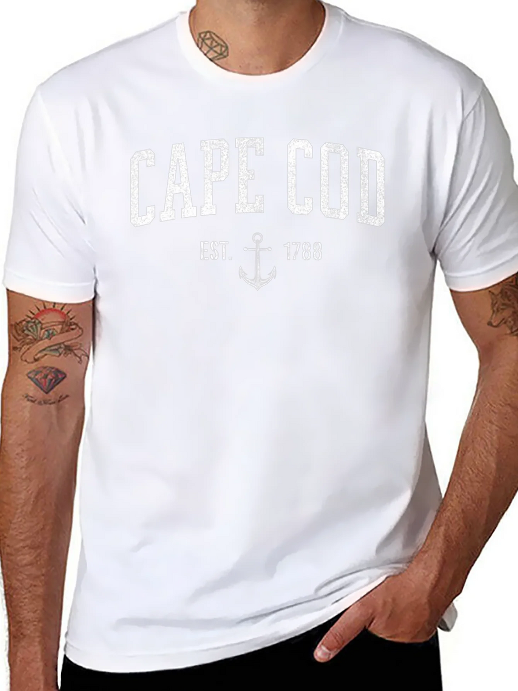 Cape Cod Est. 1788 Anchor Graphic T-Shirt