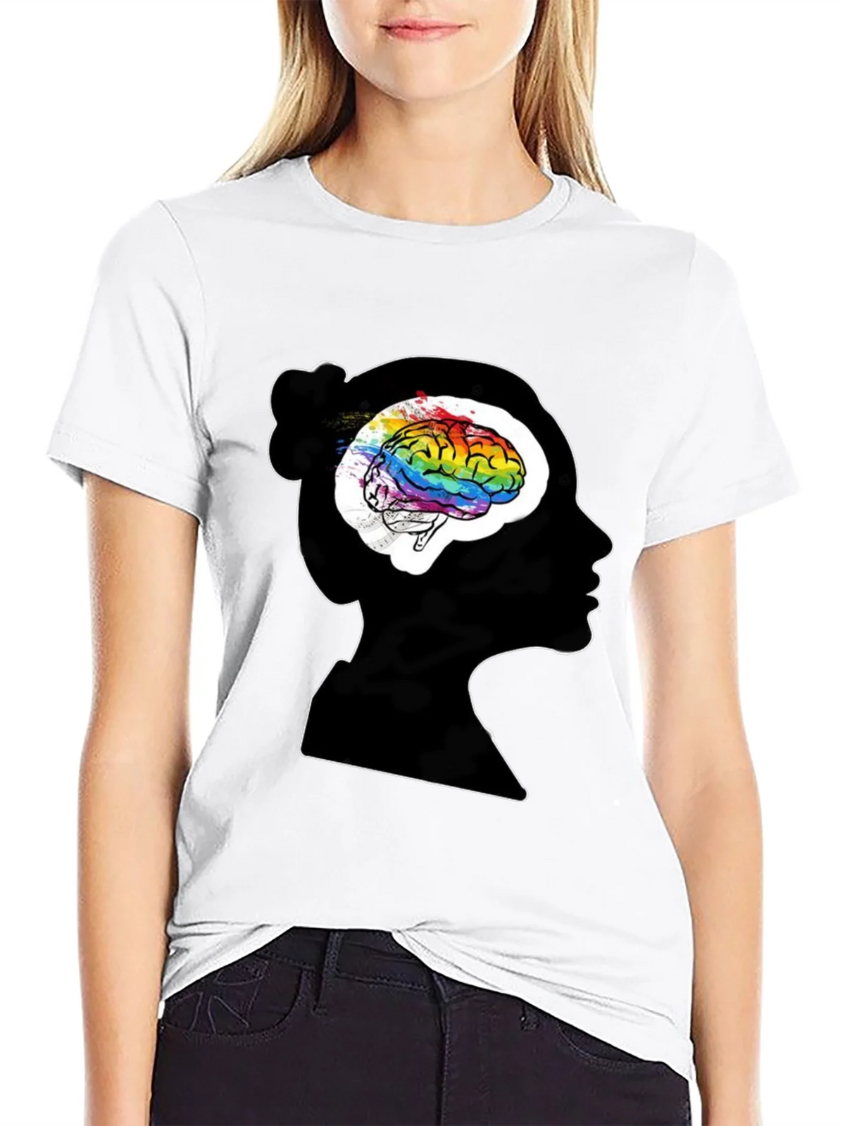 Brain Art T-Shirt - Artistic Mind Tee